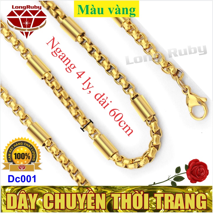 Dây Chuyền Nam Thời Trang | Dây Chuyền Bông Dừa Cách Điệu - Dc001