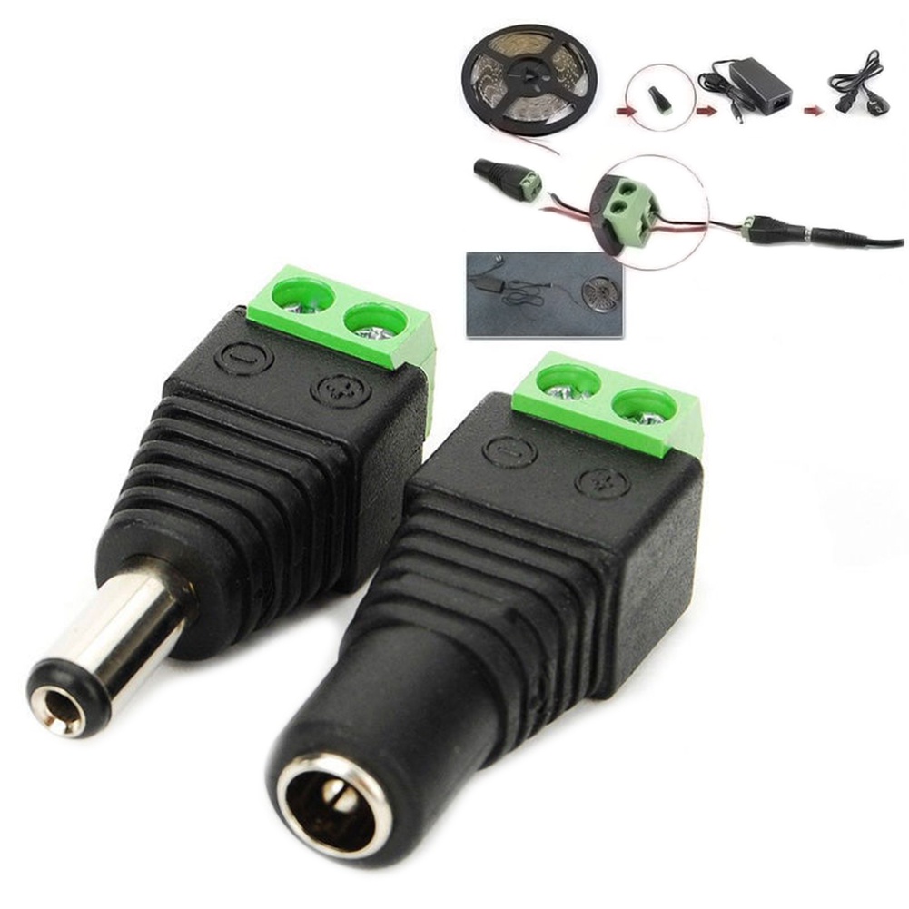 [BMM1] 5 Đầu Nối Nguồn DC 12V Cho Dây Đèn LED 5050 3528