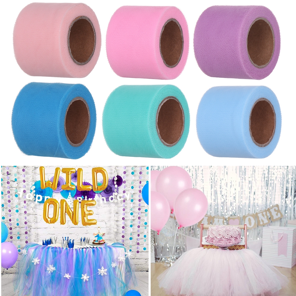 Cuộn dây ruy băng vải lụa 22m dành cho trang trí tiệc tùng sự kiện