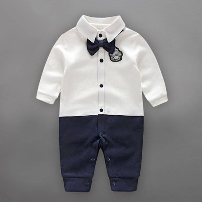 Body công tử nơ dài tay cho bé trai 3-13kg .