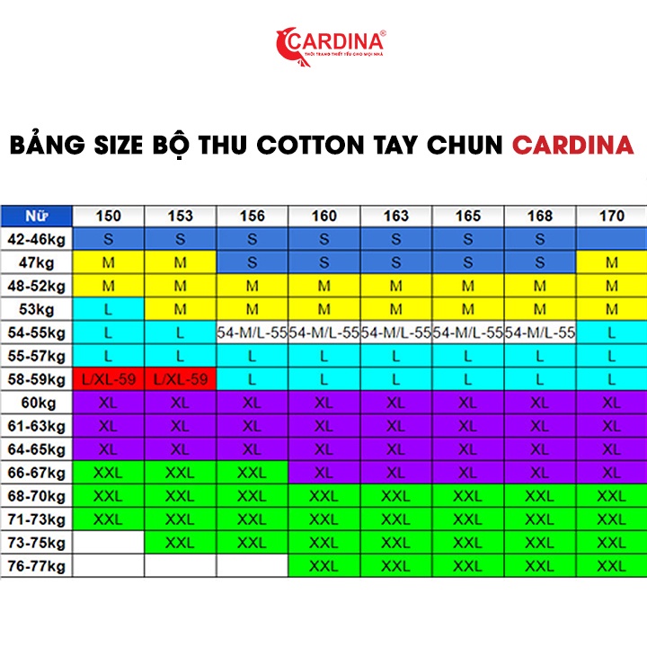 Đồ Bộ Nữ 𝐂𝐀𝐑𝐃𝐈𝐍𝐀 Quần Dài Tay Lỡ Bo Chun Chất Cotton Cao Cấp Năng Động Tôn Vóc Dáng 2BT05