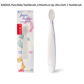 Bàn chải radius dành cho bé 6m+, 18m+,3y+