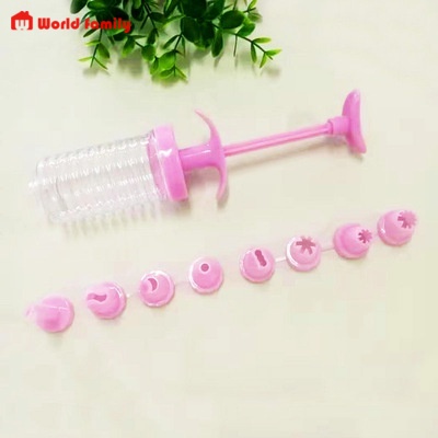 [Voucher &amp; Dịch vụ]  Bộ ống đui bắt bánh quy, kem (1 ống bơm và 8 đui nhựa)