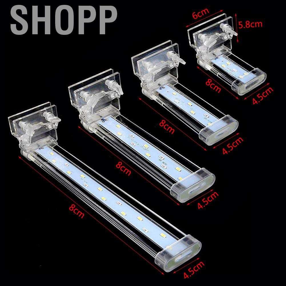 SHOPP 4Types Aquarium Fish Tank LED Clip Light Plant Grow Lamp Lighting