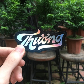 [TVHiep Lettering] Pack YÊU THƯƠNG - Holographic Sticker Pack