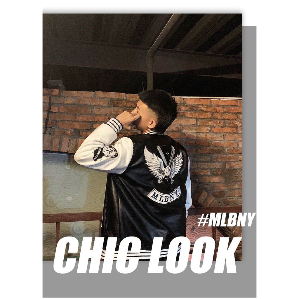 ÁO BOMBER MLB NY [FULL BOX BILL] DA CAO CẤP BEST SELLER ! | BigBuy360 - bigbuy360.vn