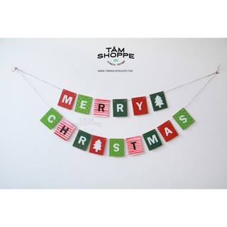 Dây treo chữ Merry Christmas TTTM