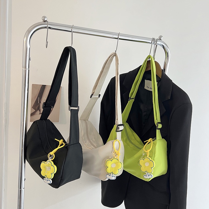 Túi Đeo JASMIN NOIR Chéo Vải Canvas Thiết Kế Đơn Giản Thời Trang Cá Tính Cho Nữ