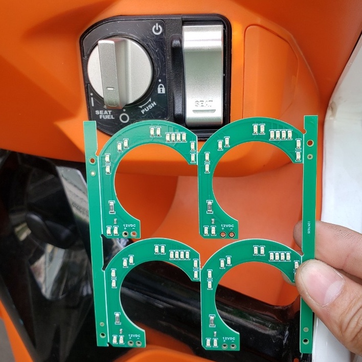 VÒNG LED  SMARTKEY CHỮ C CHO Vario, Ab, Vision..