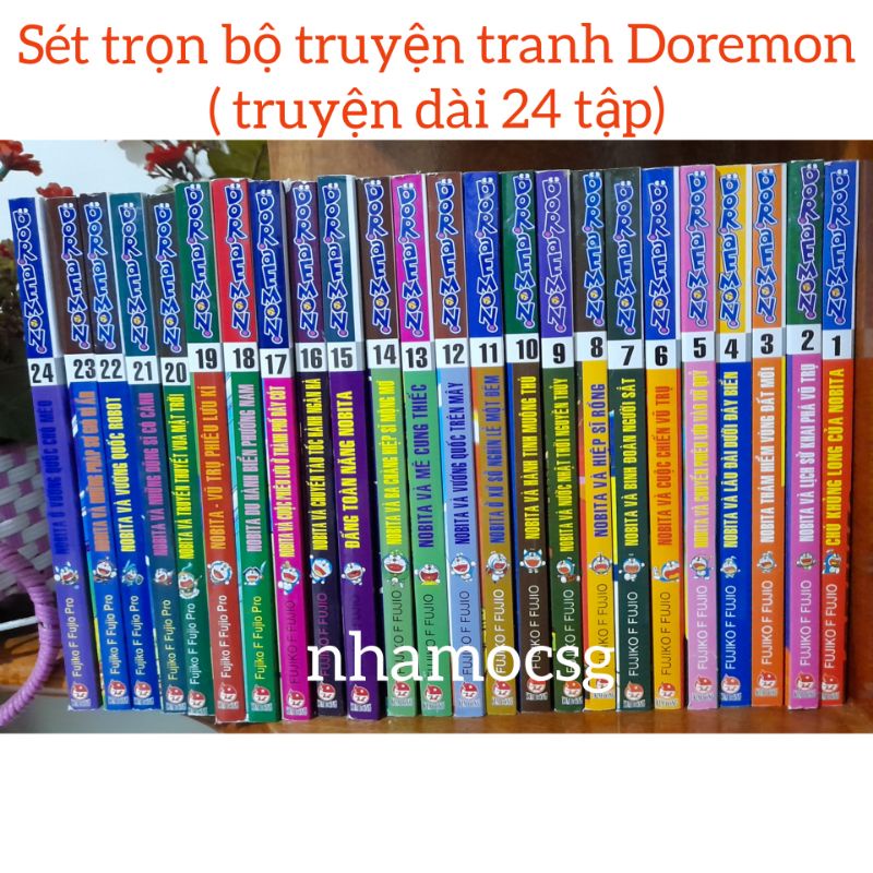 Trọn bộ 24 cuốn truyên tranh Doremon (dài tập). Bộ quà tặng cho bé