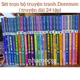 Trọn bộ 24 cuốn  truyên tranh Doremon (dài tập). Bộ quà tặng cho bé