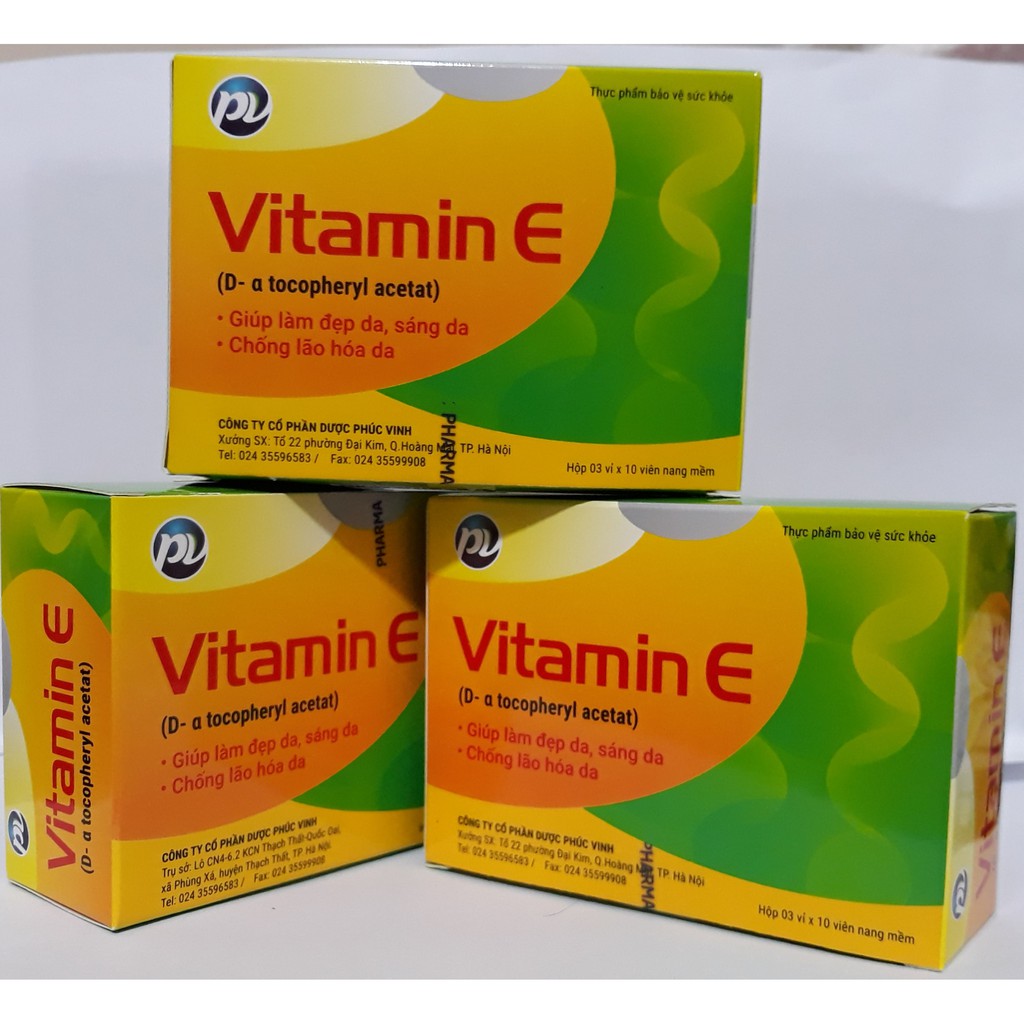 Vitamin E Phuc Vinh đẹp Da Chống Lao Hoa Shopee Việt Nam