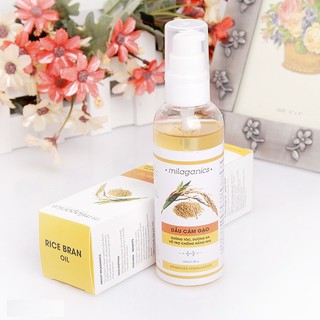 Dầu cám gạo Milaganics 100ml (Mới)