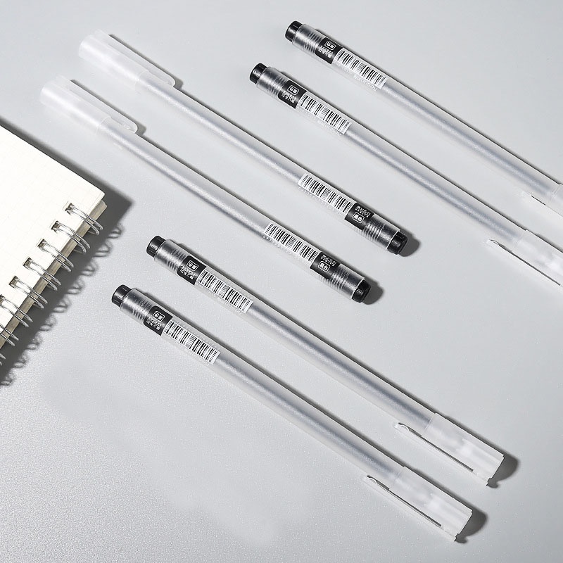 Bút Bi Mực Gel 3 Màu Đỏ/Đen/Xanh Dương/Xanh Dương 0.5mm Dùng Trong Văn Phòng