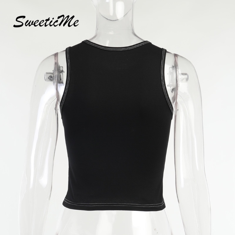 Áo Không Tay Sweeticme In Số 2021 | BigBuy360 - bigbuy360.vn