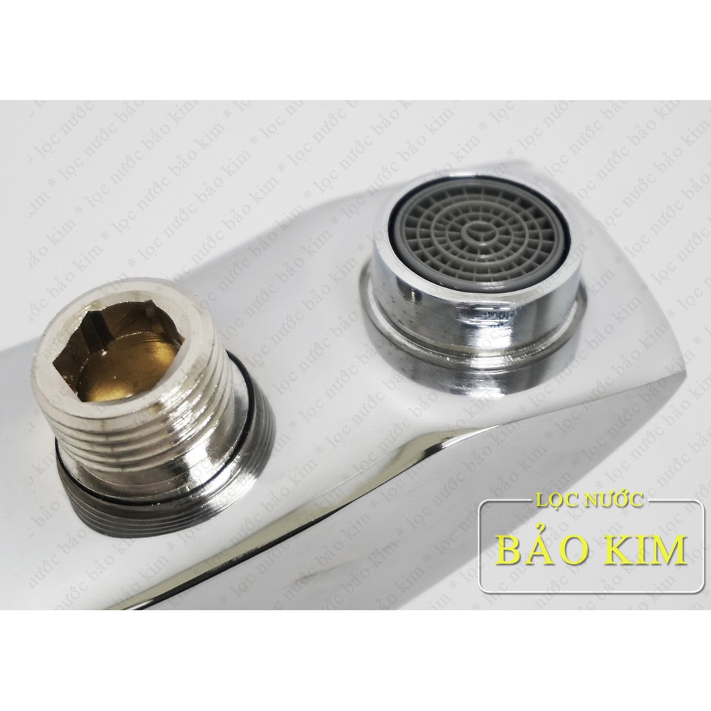 Bộ vòi sen nóng lạnh đồng thau mạ chorme - CSN01 (Bạc)