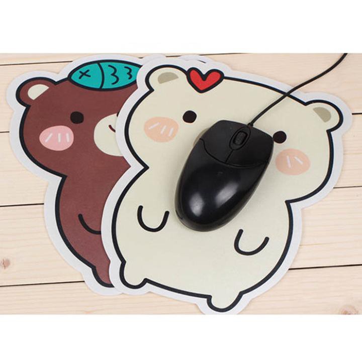Bàn di chuột( Miếng lót chuột) hình gấu dễ thương 17*22CM | BigBuy360 - bigbuy360.vn