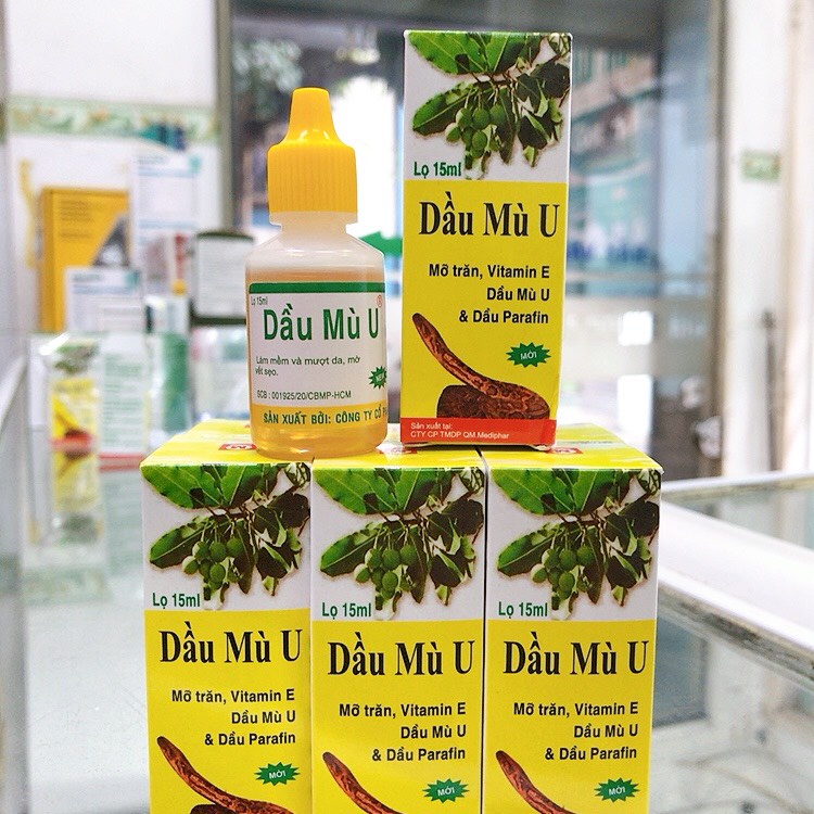 Dầu Mù u làm mềm da, mờ sẹo