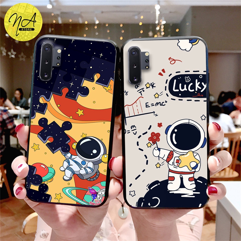 Ốp lưng Samsung Note 10 - Samsung Note 10 plus - Sansung Note 10 lite - in hình nhà phi hành gia cực cute-giá rẻ