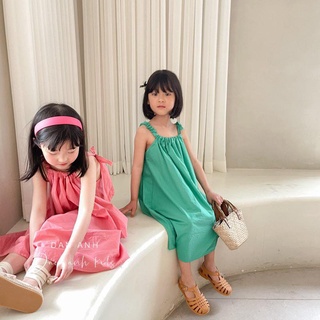 ĐẦM SUÔNG CỔ YẾM CHO BÉ GÁI