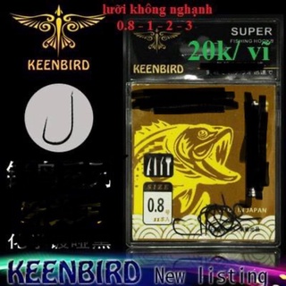 Sét lưỡi câu cá không ngạnh Nhật KeenBird