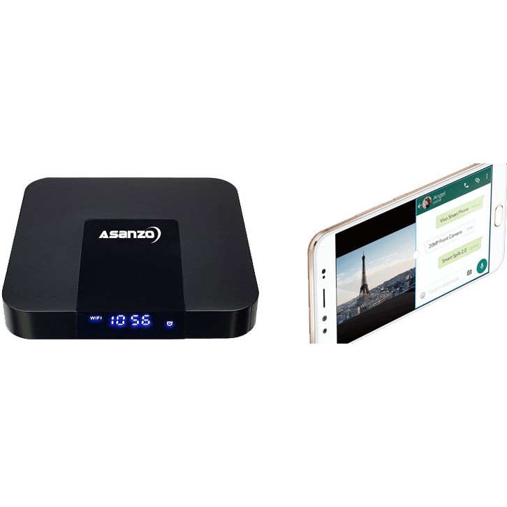 HỘP SMART BOX ASANZO A5 DÙNG CHO TIVI