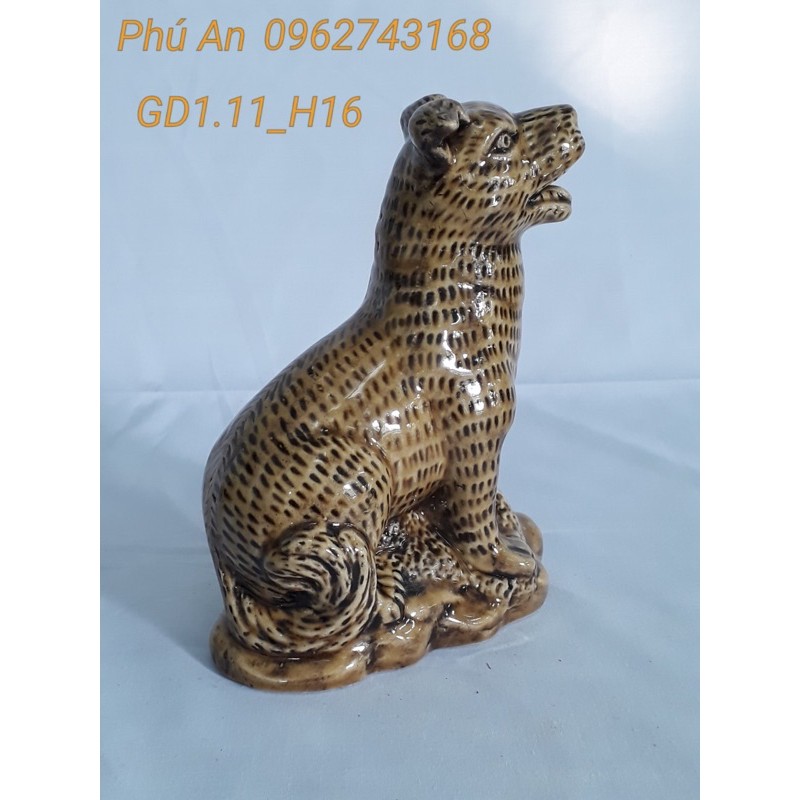 Tượng Chó_Gốm Sứ Bát Tràng