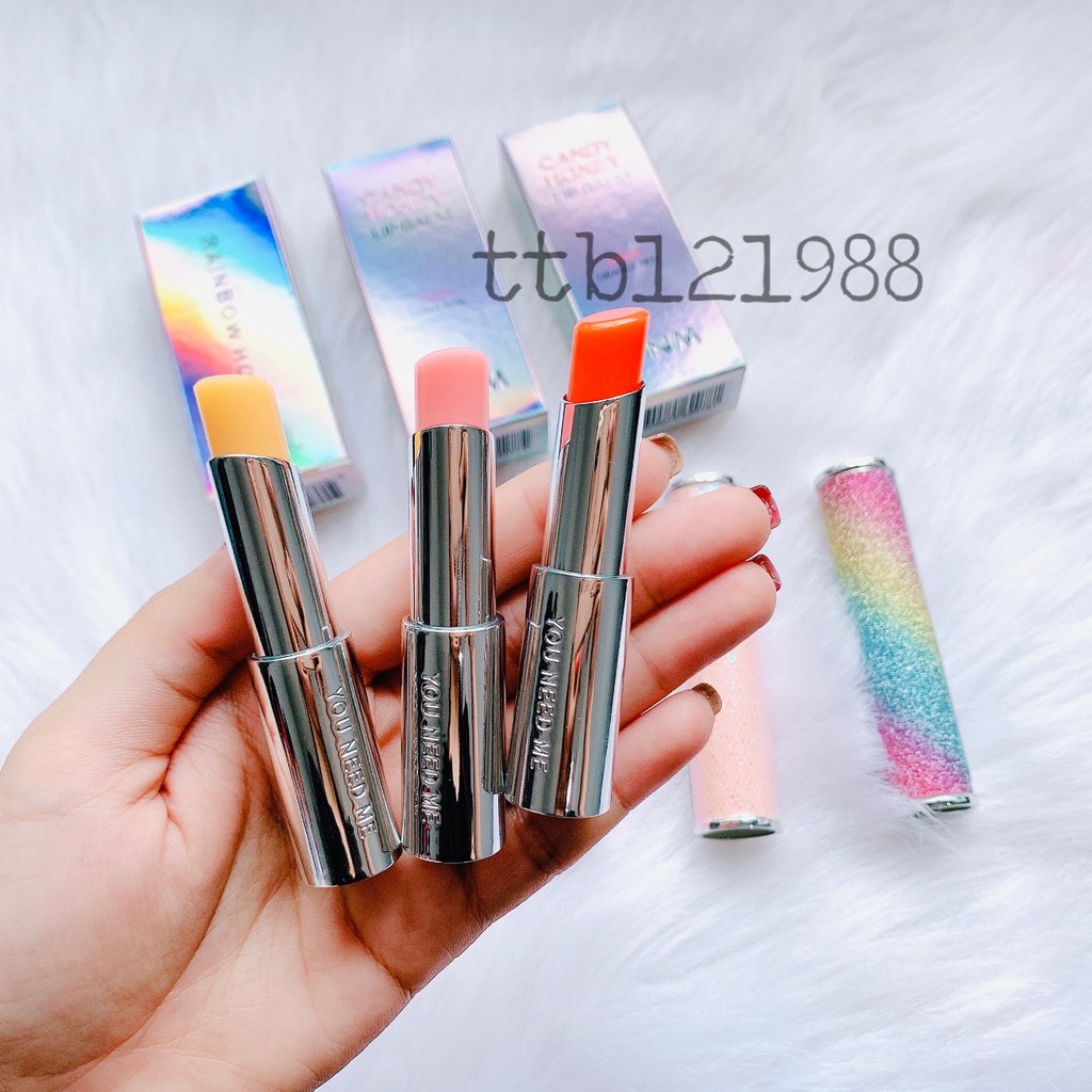 Son Dưỡng Môi Cầu Vồng YNM Rainbow Honey Lip