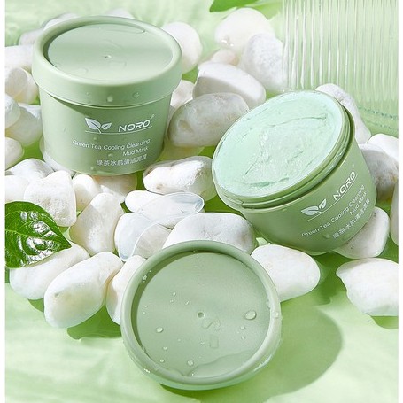 Hũ mặt nạ bùn trà xanh Noro Maigoole detox thải độc da Sena Beauty 100G