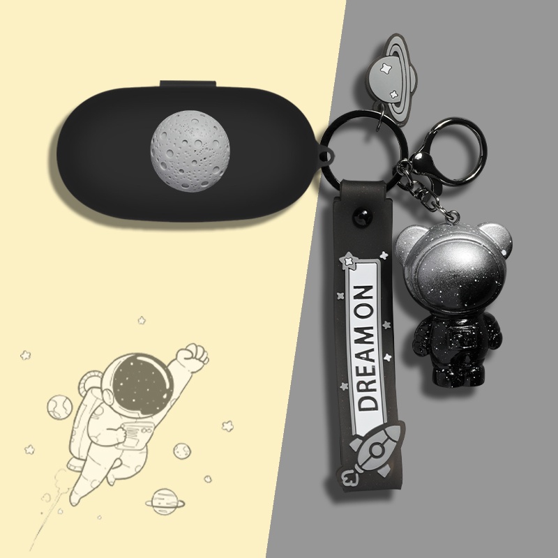 Vỏ Bảo Vệ Hộp Sạc Tai Nghe Sony WF-C500 Sony WF-XB700 Bằng Silicon Mềm Họa Tiết Kaws Và Phi Hành Gia Dễ Thương