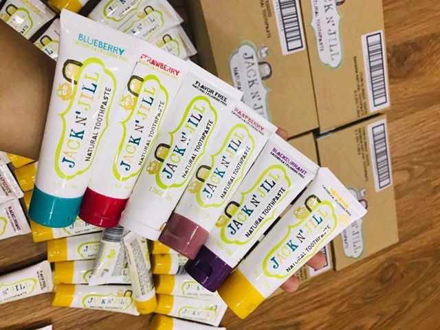 Kem đánh răng hữu cơ cho bé Jack N’ Jill 50gr