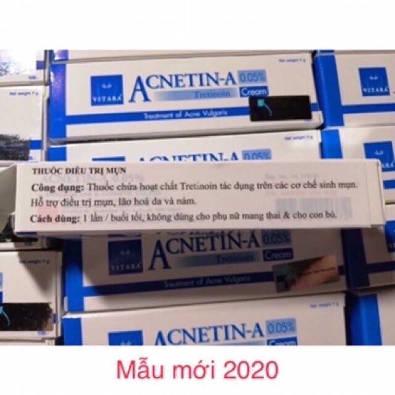 Retin A giảm mụn ẩn thái lan