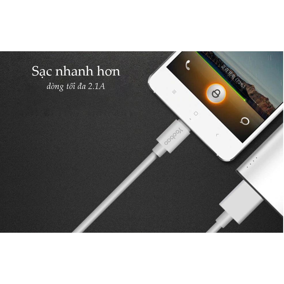 Dây sạc micro USB YOOBAO YB-402 - Hàng chính hãng