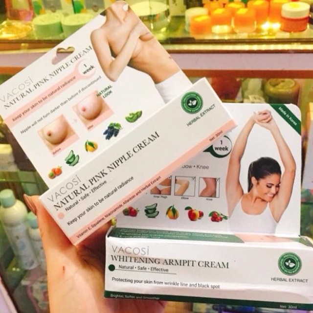 KEM làm mờ vết thâm NÁCH, LÀM SÁNG DA VACOSI WHITENING ARMPIT CREAM