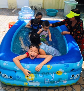 Phao hồ bơi 3m 3 tầng