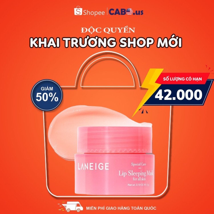 Son Dưỡng Môi Laneige Mặt Nạ Ngủ Môi Sáp Dưỡng Ẩm Tẩy Da Chết Ủ Dưỡng Môi Lip Sleeping Mask Berry mini