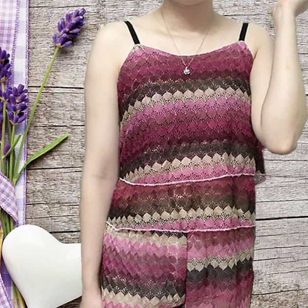 Set Đồ Nữ Mặc Nhà - Áo Hai Dây Xinh Xắn Và Quần Chất Liệu Ren Gợi Cảm Cho Nữ - SR001