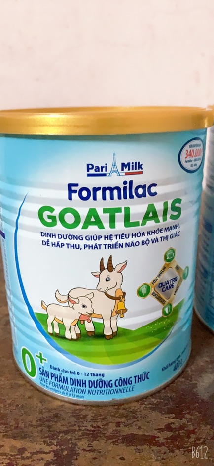 Sữa dê Formilac goatlait lon 800g