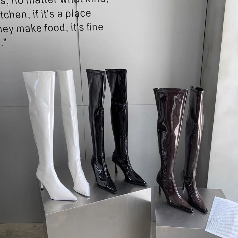 Boot đùi mũi nhọn new 2023