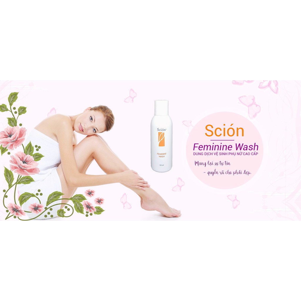 Dung dịch vệ sinh Cao cấp Scion Feminine Wash Nuskin 200ml (bongcase)