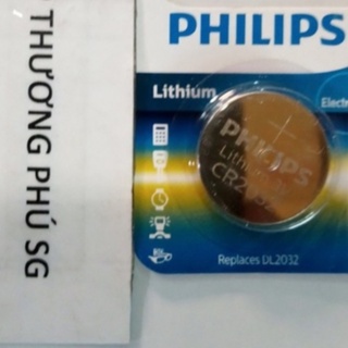 Pin Philips 2032, CR2032, DL2032 - 3V (Vĩ 1 Viên)