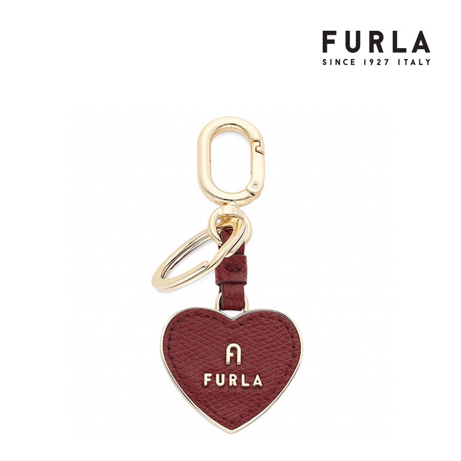 Móc Khóa FURLA Magnolia Keyring Heart Metallo Ares