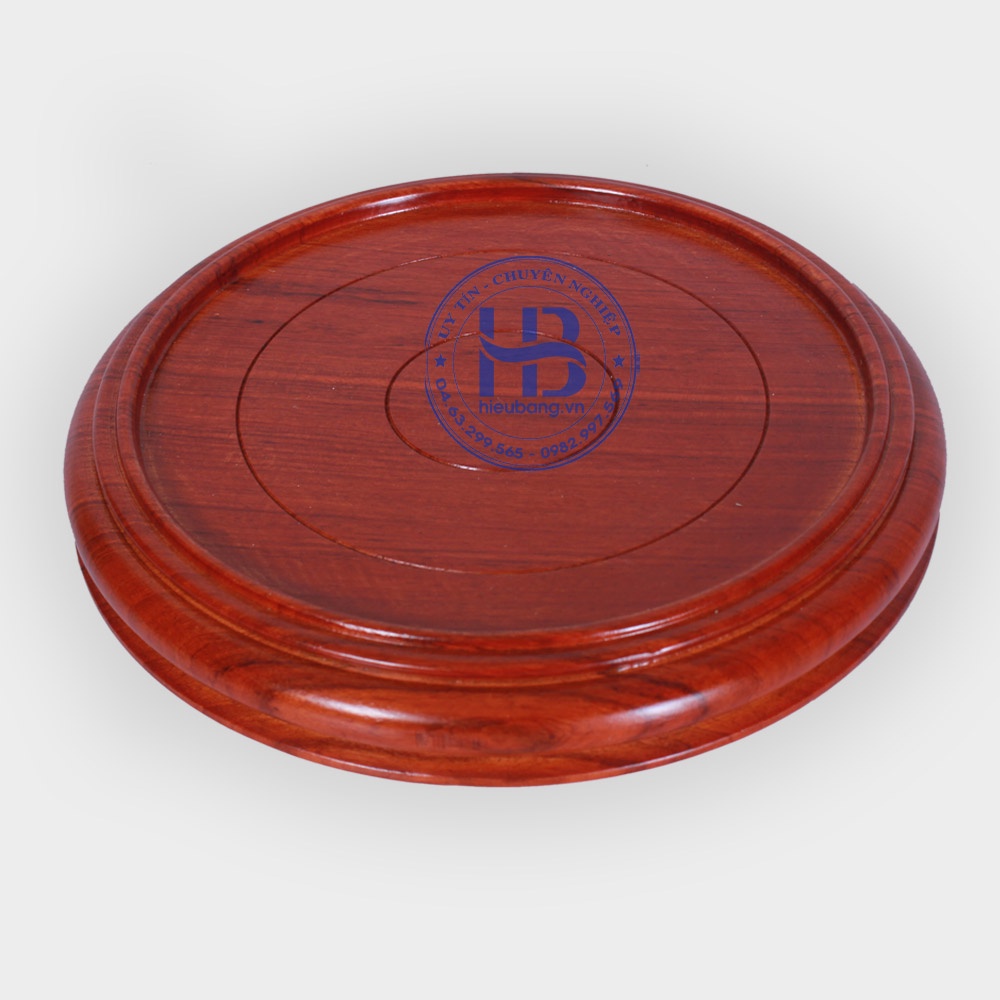 Đế kê bát hương nguyên khối 18cm, cao 3cm