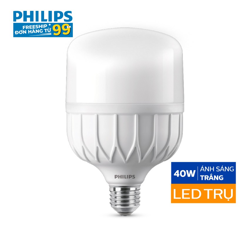 Bóng đèn Philips LED Trụ TForce core 40W HB E27- Ánh sáng trắng/ Ánh sáng vàng | BigBuy360 - bigbuy360.vn