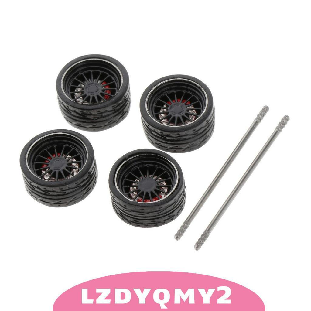 HOTWHEELS Bộ 4 Bánh Xe Đồ Chơi Tỉ Lệ 1: 64