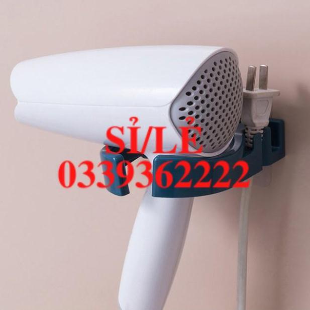 [ HAIANHSHOP ] Kệ treo máy sấy tóc LOẠI MỚI 2021 -  Kệ dán nhà vệ sinh dính không khoan tường Duashop &gt;