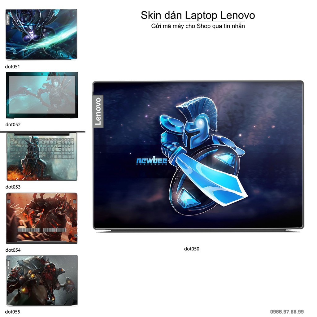 Skin dán Laptop Lenovo in hình Dota 2 nhiều mẫu 9 (inbox mã máy cho Shop)