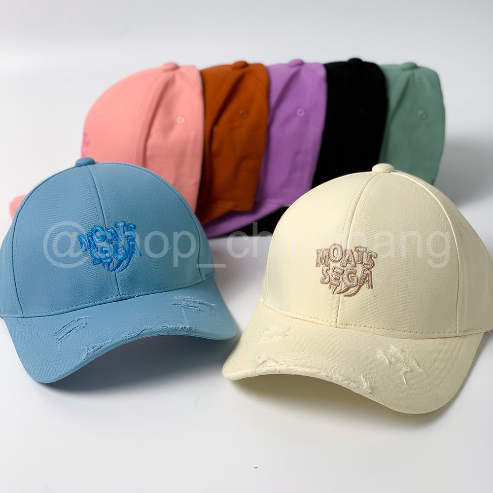 Mũ lưỡi trai thời trang nam nữ phong cách nón kết thêu chữ MOATS SEGA AH1570