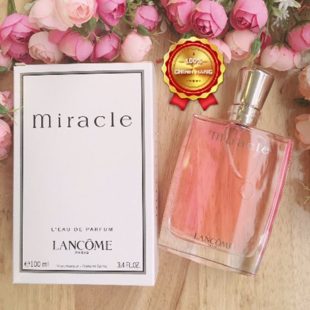 Nước hoa nữ Tester LANCÔME Miracle EDP 100ml