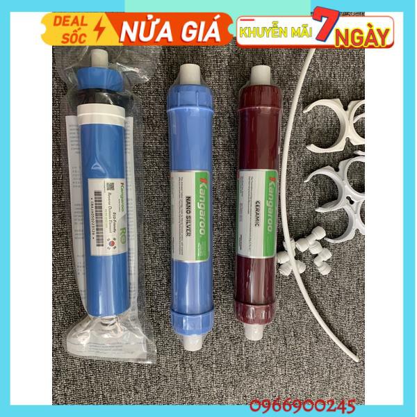 (Giá Gốc)  Combo 3 lõi lọc nước Kangaroo số 4, 5, 6 👉 Lõi Lọc Số 456 Của Máy Lọc  Nước Kangaroo 👉 Lõi Nanosiver